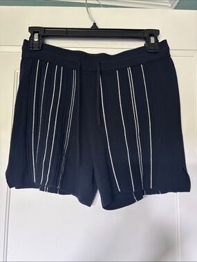 Theory Knit Stripped Shorts